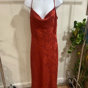 Hutch Fiery Red Maxi Dress